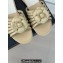 Chanel Lambskin tubular Mules with Camellia Beige 2024