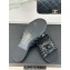 Chanel Lambskin tubular Mules with Camellia Black 2024