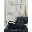 Chanel Lambskin tubular Platform Mules with Camellia Black 2024