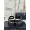 Chanel Lambskin tubular Platform Mules with Camellia Black 2024