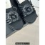 Chanel Lambskin tubular Platform Mules with Camellia Black 2024