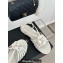 Chanel Lambskin tubular Sandals with Camellia White 2024