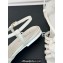 Chanel Lambskin tubular Sandals with Camellia White 2024