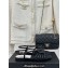 Chanel Lambskin tubular Sandals with Camellia Black 2024