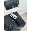 Chanel Lambskin tubular Sandals with Camellia Black 2024