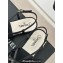 Chanel Lambskin tubular Sandals with Camellia Black 2024