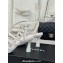 Chanel Lambskin tubular Heel Sandals with Camellia White 2024