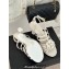 Chanel Lambskin tubular Heel Sandals with Camellia White 2024