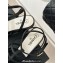 Chanel Lambskin tubular Heel Sandals with Camellia Black 2024
