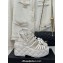 Chanel Lambskin tubular Platform Sandals with Ankle Strap and Camellia White 2024
