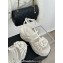Chanel Lambskin tubular Platform Sandals with Ankle Strap and Camellia White 2024