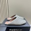 Alaia STRASS LAMBSKIN MULES White 2024
