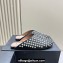 Alaia STRASS LAMBSKIN MULES Black 2024