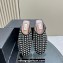 Alaia STRASS LAMBSKIN MULES Black 2024