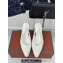 Loro Piana Heel 6.5cm Rebecca Slingbacks in Calfskin White 2024