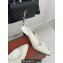 Loro Piana Heel 6.5cm Rebecca Slingbacks in Calfskin White 2024