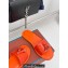 Loro Piana Tassels Charms Sandals in Alligator Leather Orange 2024