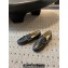 Miu Miu Unlined bleached leather loafers 5D123E Black 2024