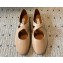 Alaia CRISS CROSS ballet flats in Leather Beige 2024