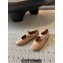 Alaia CRISS CROSS ballet flats in Leather Beige 2024