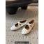 Alaia CRISS CROSS ballet flats in Leather White 2024