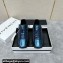 Givenchy Spectre runner Men's Sneakers in laminated leather Blue with zip