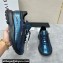 Givenchy Spectre runner Men's Sneakers in laminated leather Blue with zip