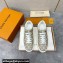 Louis Vuitton Monogram denim Time Out Women/Men Sneakers Beige