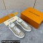 Louis Vuitton Monogram denim Time Out Women/Men Sneakers Beige