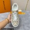 Louis Vuitton Monogram denim Time Out Women/Men Sneakers Beige