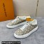 Louis Vuitton Monogram denim Time Out Women/Men Sneakers Beige