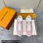Louis Vuitton Monogram denim Time Out Women/Men Sneakers Pink