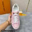 Louis Vuitton Monogram denim Time Out Women/Men Sneakers Pink