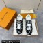 Louis Vuitton Monogram denim Time Out Women/Men Sneakers Black
