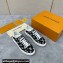 Louis Vuitton Monogram denim Time Out Women/Men Sneakers Black