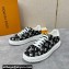 Louis Vuitton Monogram denim Time Out Women/Men Sneakers Black
