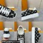 Louis Vuitton Monogram denim Time Out Women/Men Sneakers Black