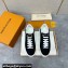 Louis Vuitton Perforated calf leather Time Out Women/Men Sneakers Black