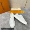 Louis Vuitton Perforated calf leather Time Out Women/Men Sneakers White
