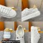 Louis Vuitton Perforated calf leather Time Out Women/Men Sneakers White