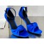 Balamin Heel 9.5cm Uma Satin Silk Sandals Blue 2024