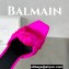 Balamin Heel 9.5cm Uma Satin Silk Mules Fuchsia 2024