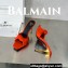 Balamin Heel 9.5cm Uma Satin Silk Mules Orange 2024