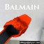 Balamin Heel 9.5cm Uma Satin Silk Mules Orange 2024