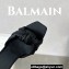 Balamin Heel 9.5cm Uma Satin Silk Mules Black 2024