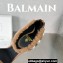 Balamin Heel 9.5cm Uma Shearling and Pearl Sandals Brown 2024