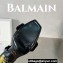 Balamin Heel 9.5cm Uma Shearling and Pearl Sandals Black 2024