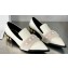 Balamin Shearling and Pearl Coin Loafers White 2024