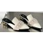 Balamin Shearling and Pearl Coin Mules White 2024