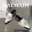Balamin Shearling and Pearl Coin Mules White 2024